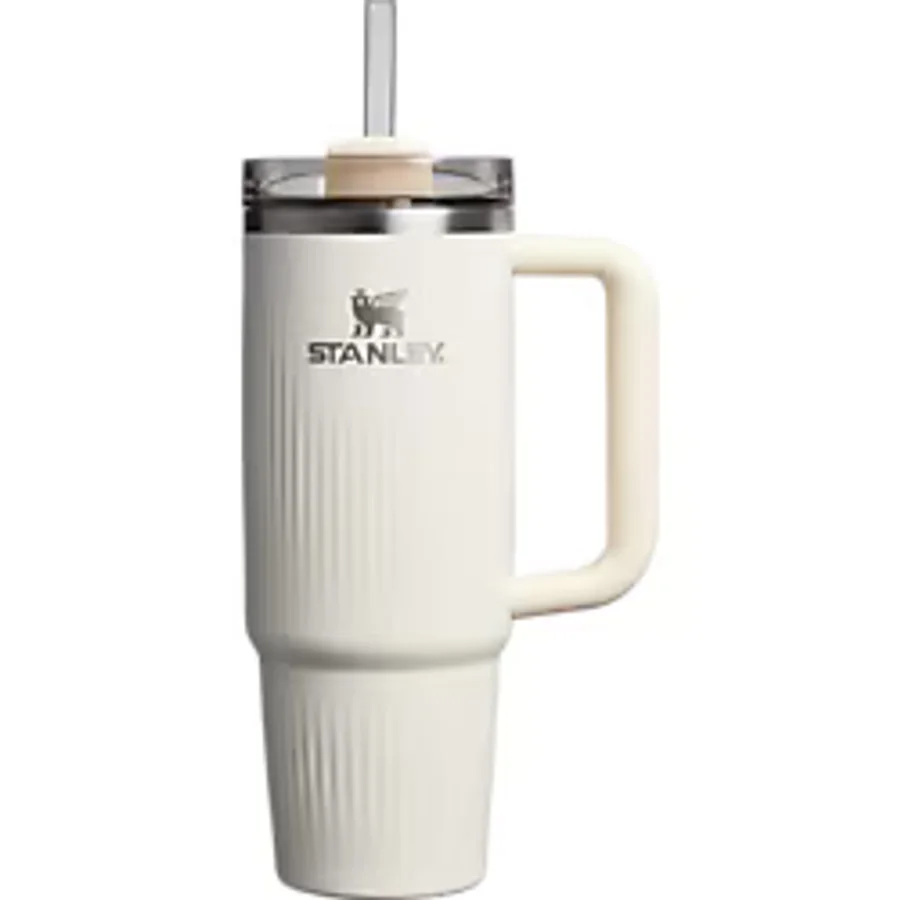 Stanley Quencher H2.0 Fluted Tumbler Pipetli Termos Bardak 0.89L Krem