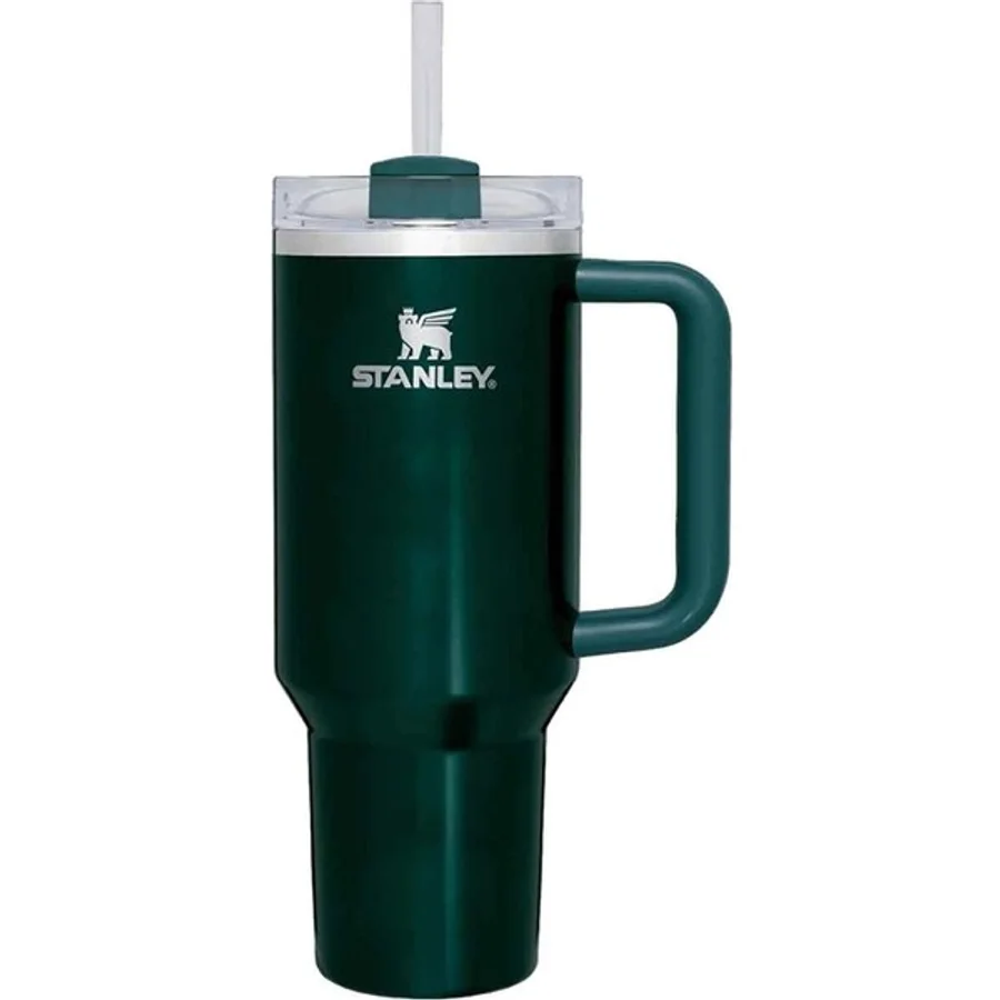 Stanley Quencher H2.o Flowstate Tumbler Pipetli Termos Evergreen Glow 1.18 Litre