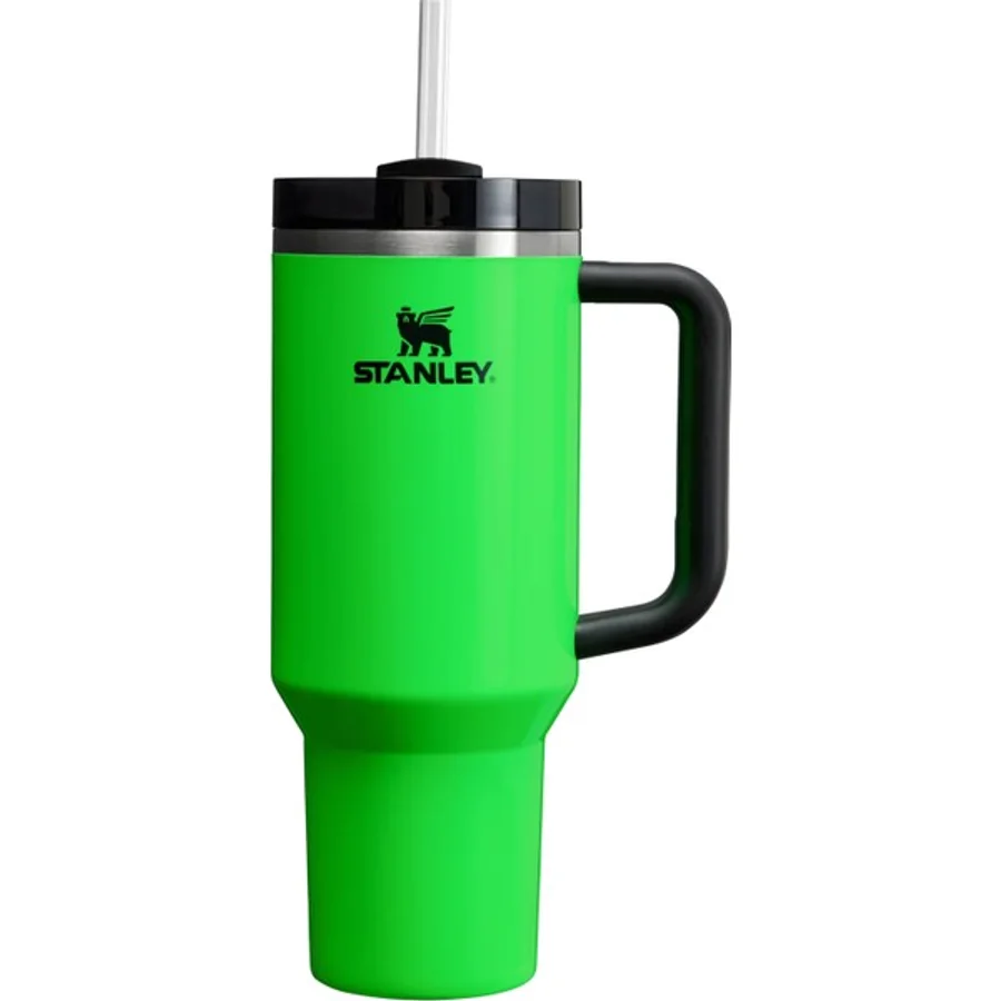 Stanley Quencher Neon Özel Seri Pipetli Termos 1,18 Lt - Neon Yeşil