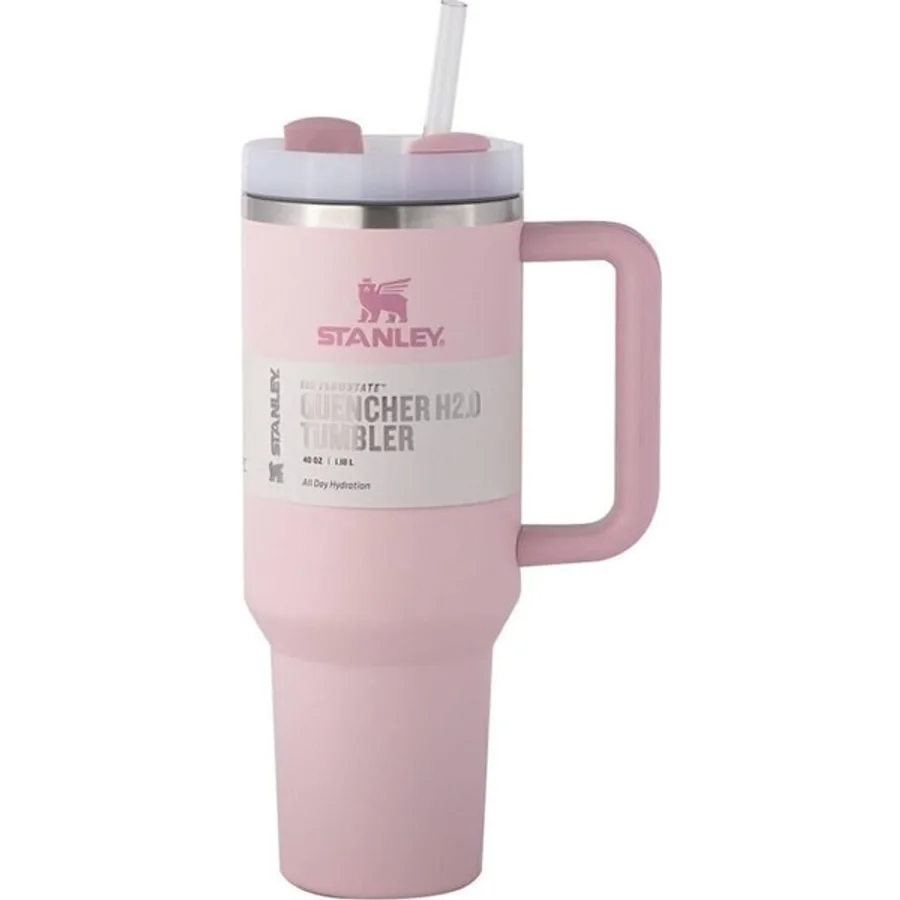 Stanley Quencher Pipetli Termos 1,18 L Açık Pembe Taşınabilir Model ile Kamp ve Outdoor Uyumlu