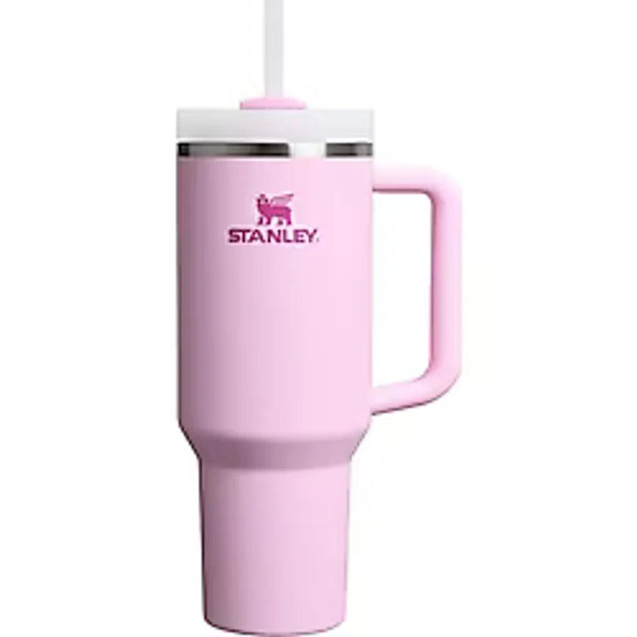 Stanley Quencher Pipetli Termos 1,18 Lt - Pembe Şakayık