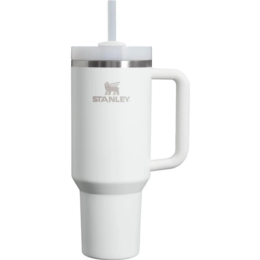 Stanley Quencher Pipetli Termos Bardak, 1.18 L BEYAZ