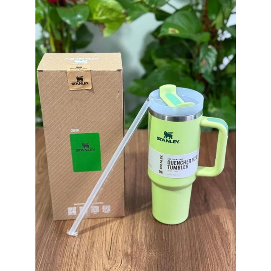 Stanley Quencher Pipetli Termos Bardak 1.18 Lt - Açık Sarı