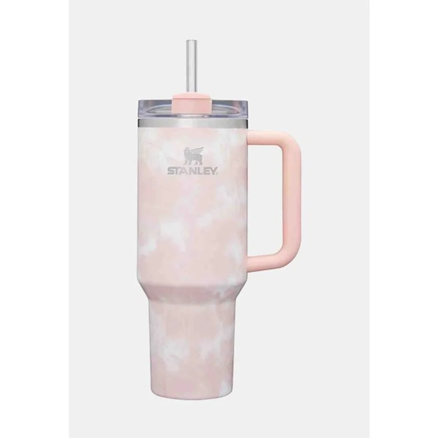 Stanley Quencher Pipetli Termos Bardak, Pembe Kuvars (Rose Quartz), 1.18 Litre