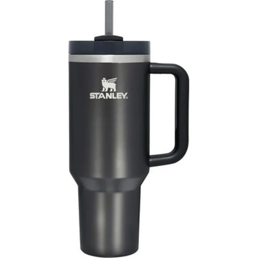 Stanley Quencher Pipetli Termos Bardak Siyah