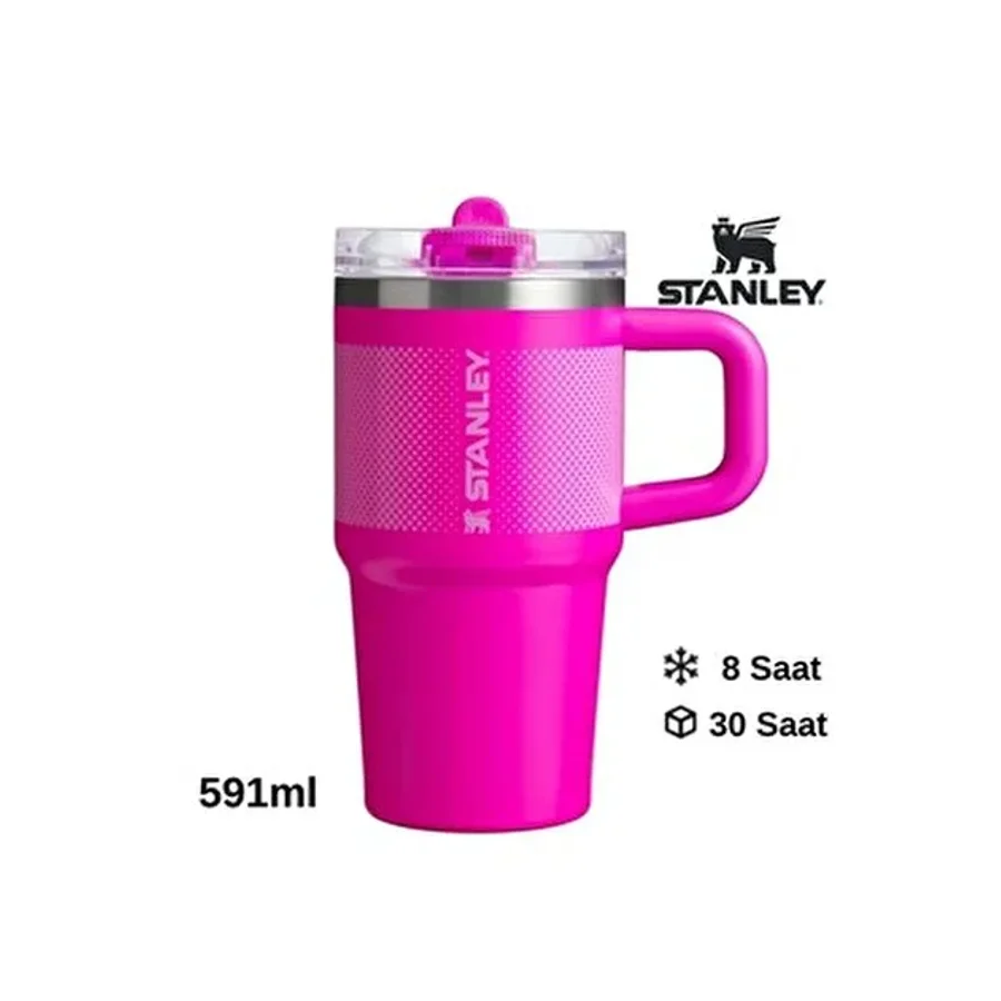 Stanley Quencher ProTour Pembe 0.60 lt Pipetli Termos Bardak