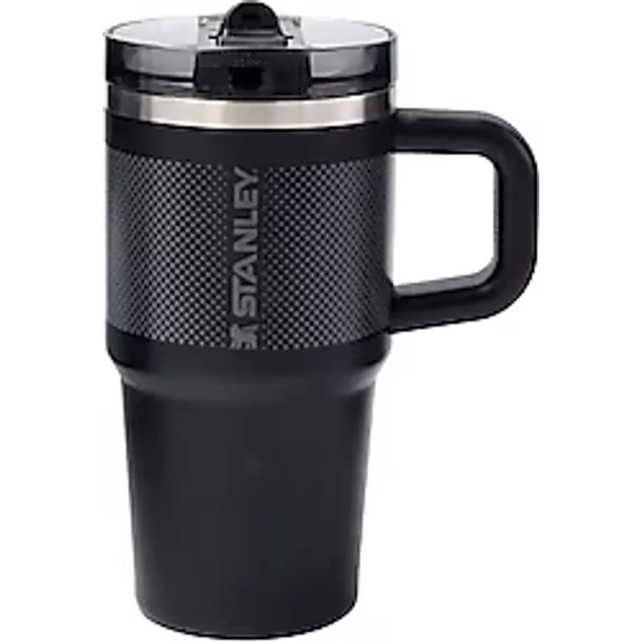 Stanley Quencher ProTour Siyah 0.60 lt Pipetli Termos Bardak