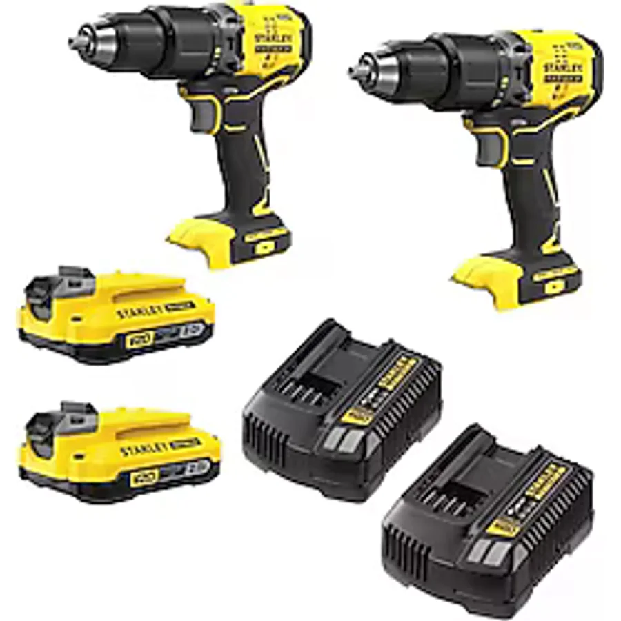 Stanley SBD715B Çift Akülü 4 Ah Darbeli Matkap