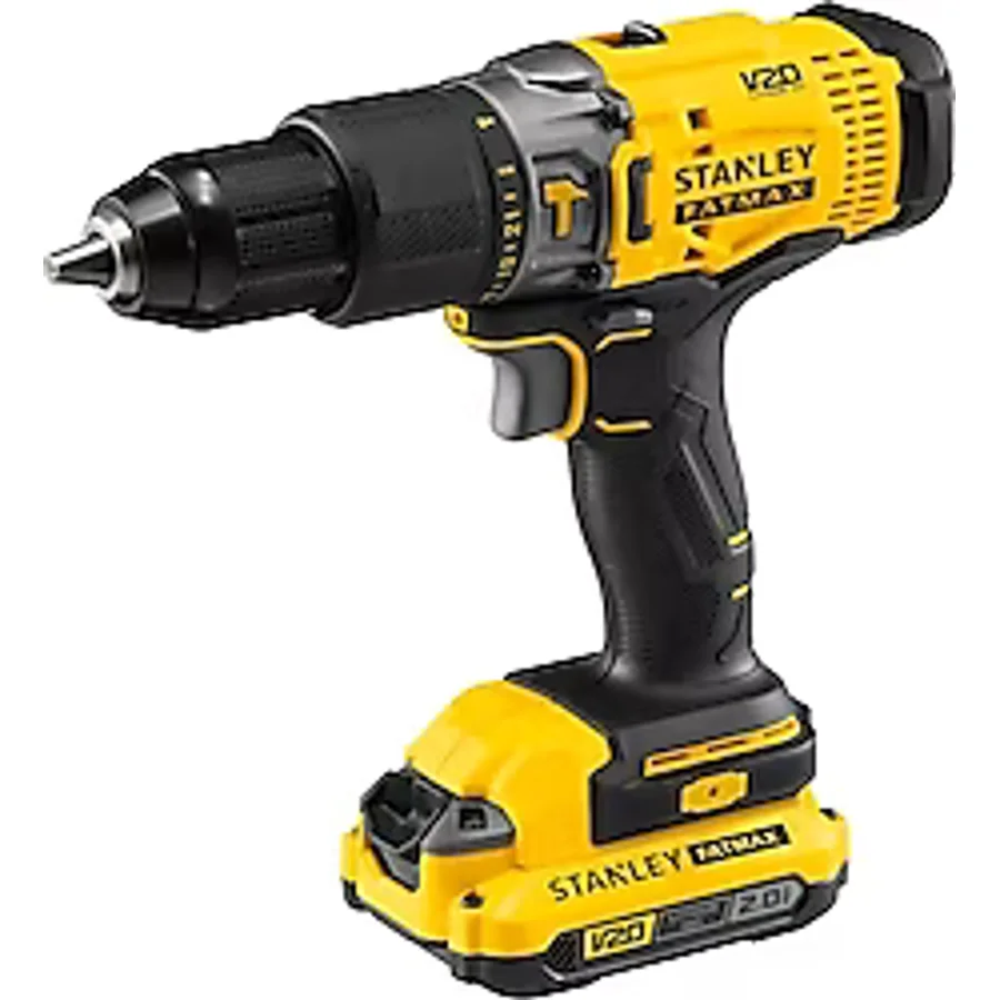 Stanley SCD718D2K 18 V Çift Akülü 2 Ah Darbeli Matkap