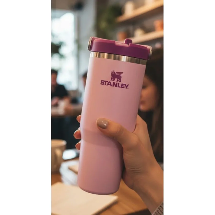 Stanley The IceFlow Flip Straw 2.0 Kırmızı 0.70 lt Pipetli Termos Bardak