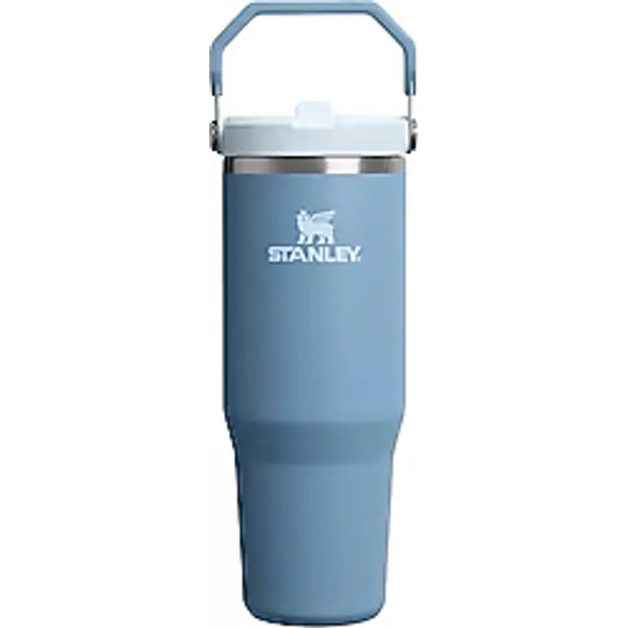 Stanley The Iceflow Flip Straw Açık Mavi 0.89 lt Pipetli Termos Bardak