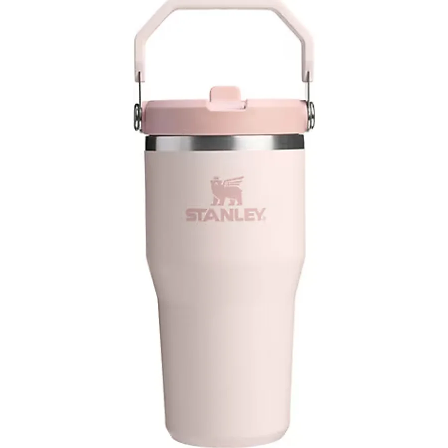 Stanley The Iceflow Flip Straw Açık Pembe 0.60 lt Pipetli Termos Bardak