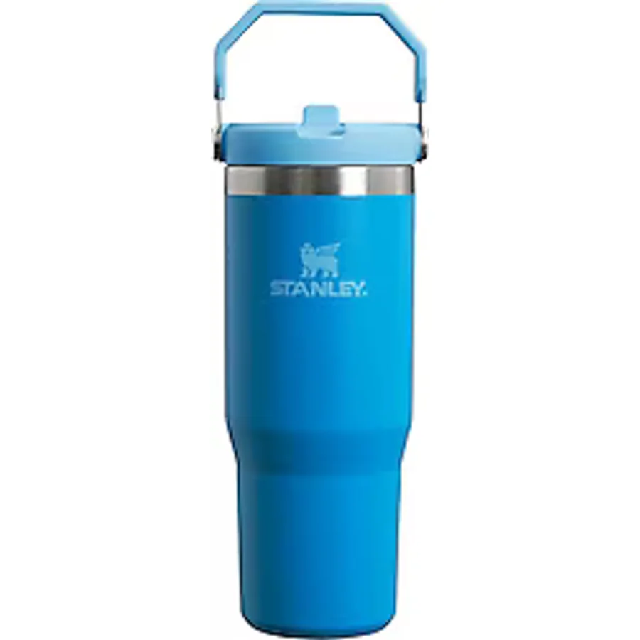 Stanley The Iceflow Flip Straw Azur Mavisi 0.89 lt Pipetli Termos Bardak