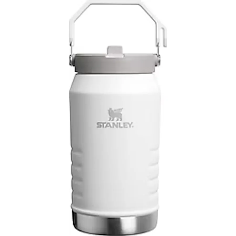Stanley The Iceflow Flip Straw Jug Beyaz 1.9 lt Pipetli Termos