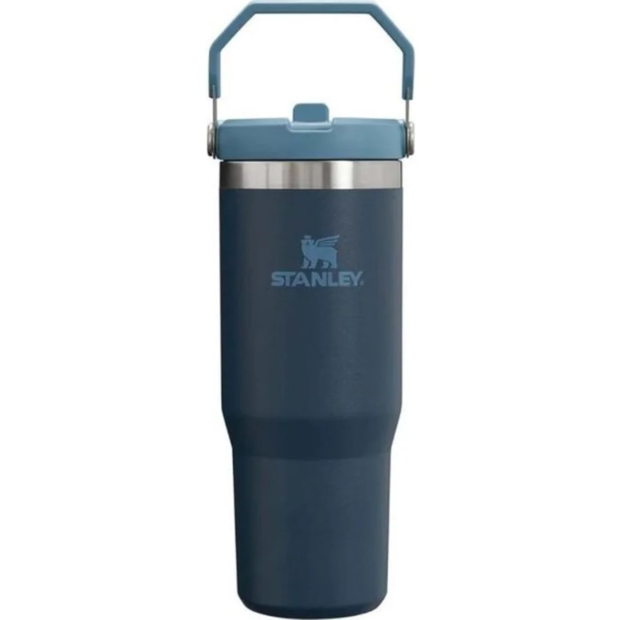 Stanley The Iceflow Flip Straw Pipetli Termos Bardak 0,89 Lt - Lacivert - 890 ml