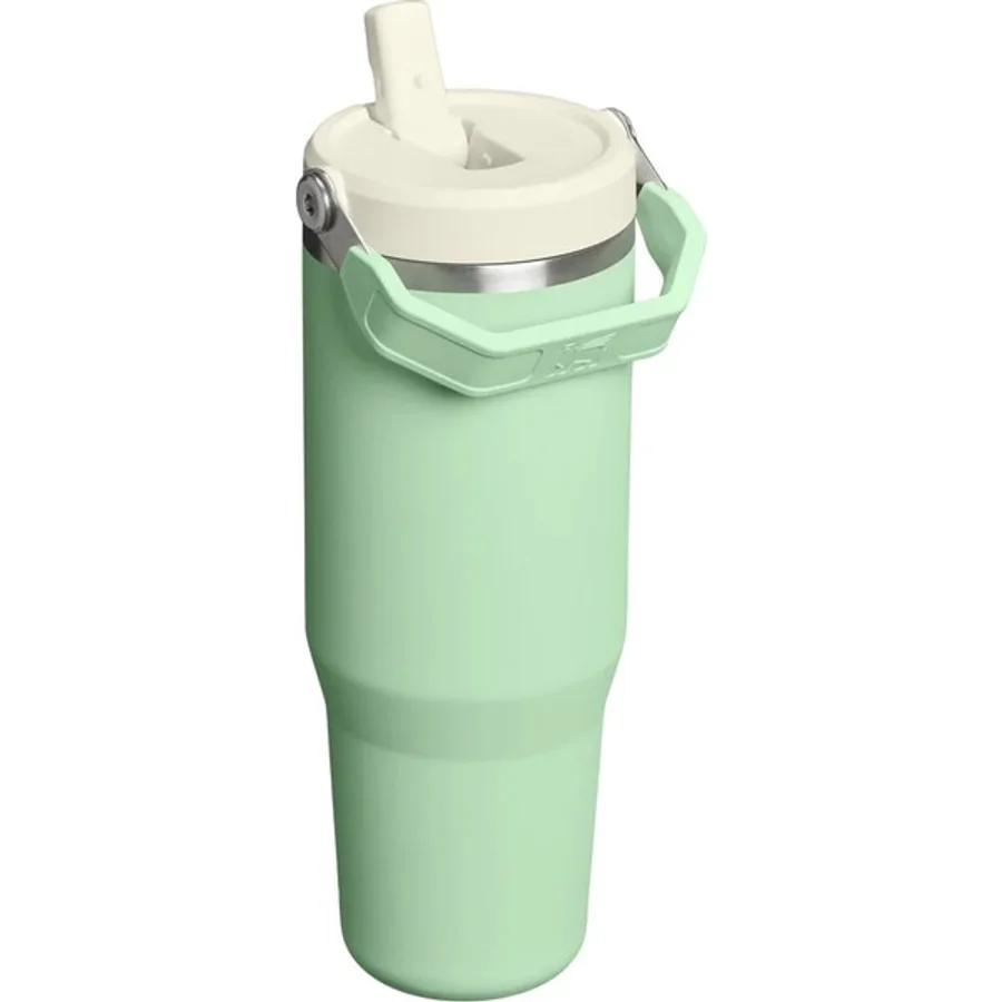 Stanley The Iceflow Flip Straw Pipetli Termos Bardak 0,89 Lt Yeşil Paslanmaz Çelik Model