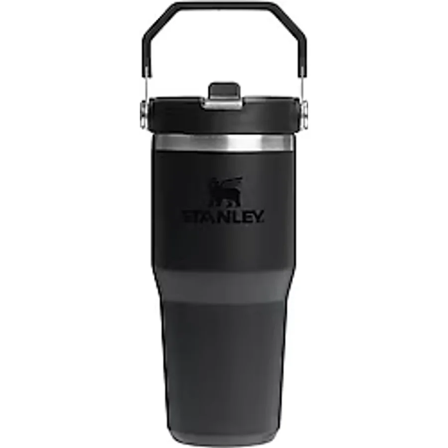 Stanley The Iceflow Flip Straw Siyah 0.41 lt Pipetli Termos Bardak