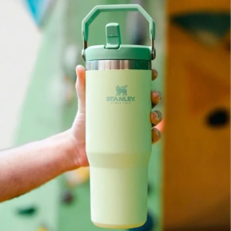 Stanley The Iceflow Flip Straw Yeşil 0.60 lt Pipetli Termos Bardak