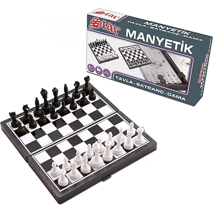 Star 1050170 Manyetik Satranç Tavla Dama