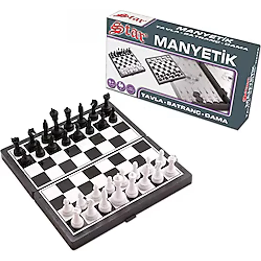 Star 1050170 Manyetik Satranç Tavla Dama