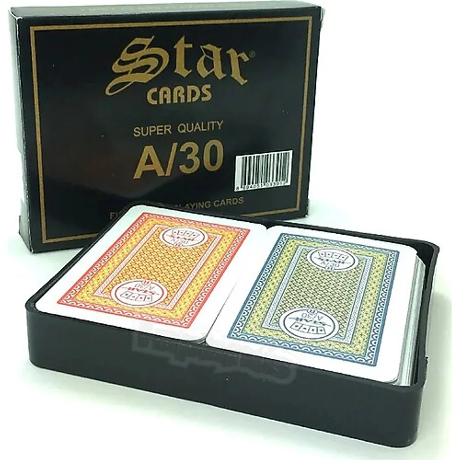 Star A-30 2 Deste Iskambil Oyun Kagidi A-K-Q-J