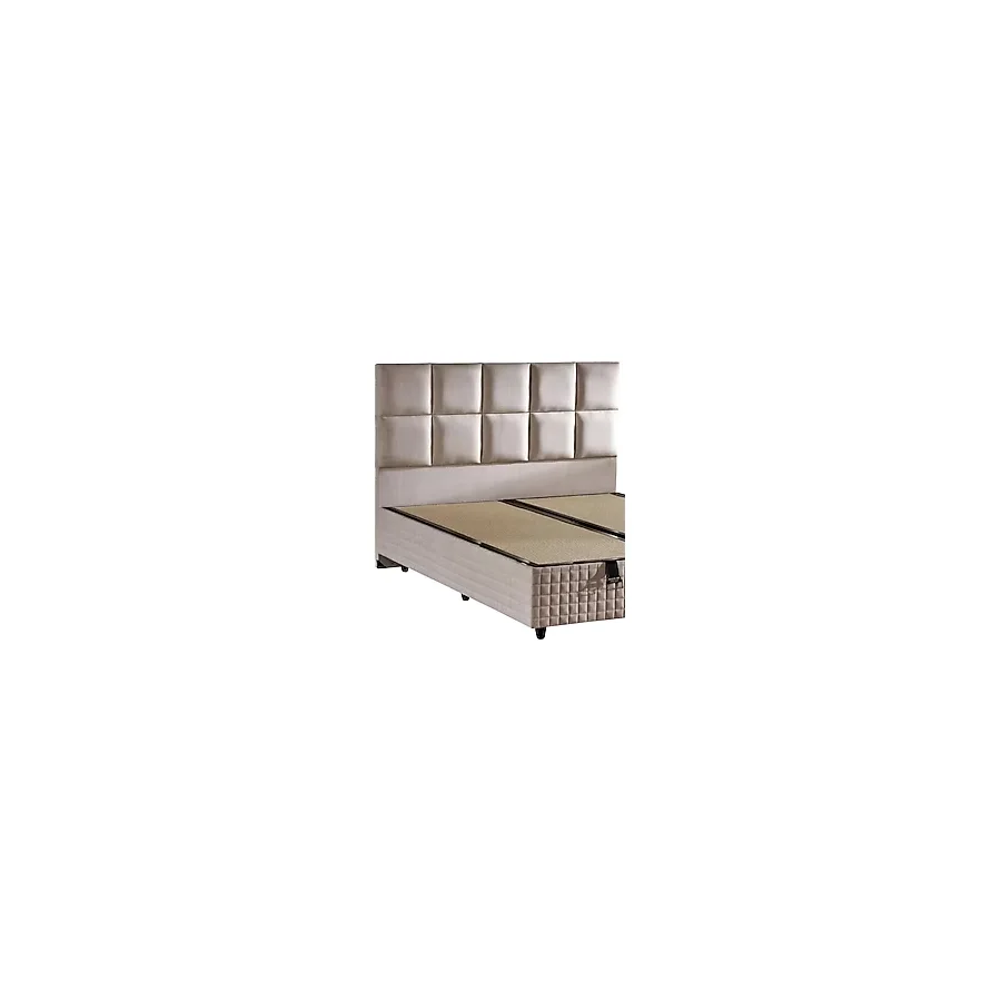 Star Başlık 200 Cm Çift Kişilik Krem Keten Kumaşlı Modern Lüks Yatak Başlığı / Baza Başlığı