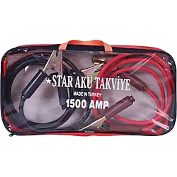 Star Çantalı Akü Takviye Kablosu 1500 Amper 2 Metre