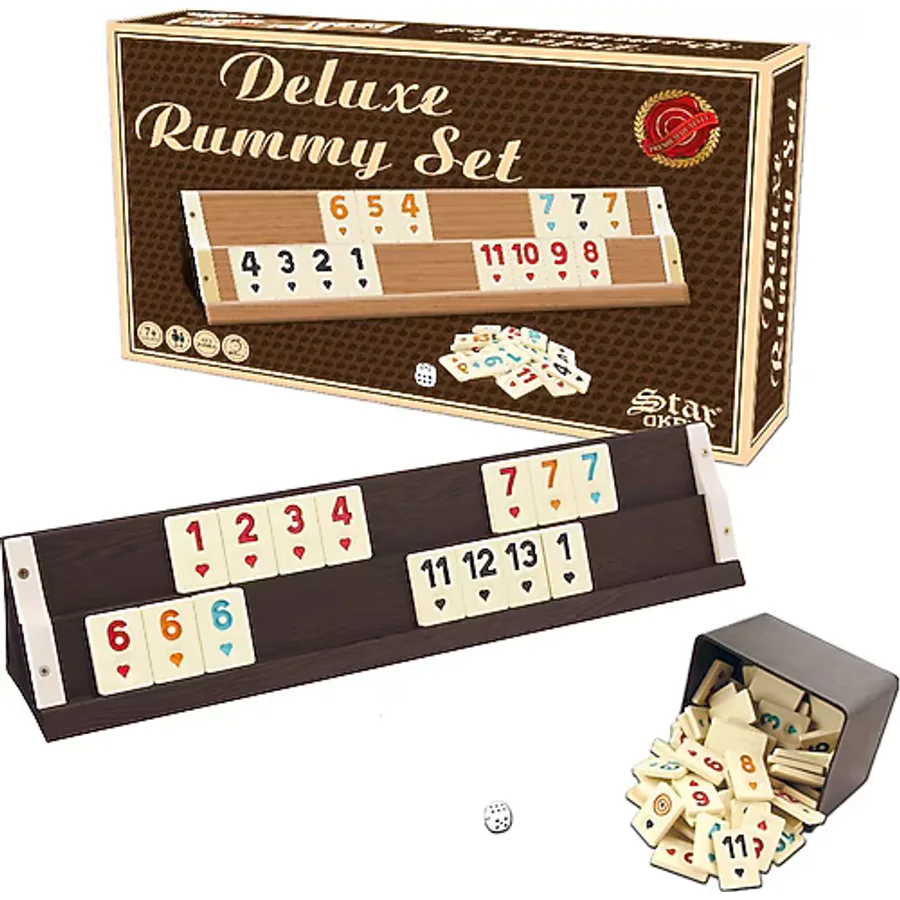 Star Deluxe Ahşap Okey Takımı