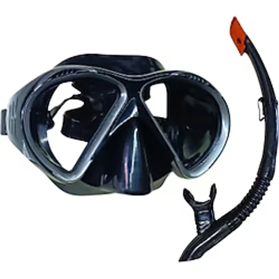 Star Diving Dalış Maskesi ve Snorkel Yetişkin - 51711-SİYAH