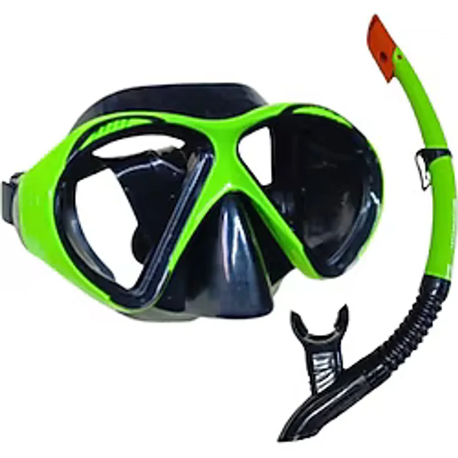 Star Diving Dalış Maskesi ve Snorkel Yetişkin - 51711-YEŞİL