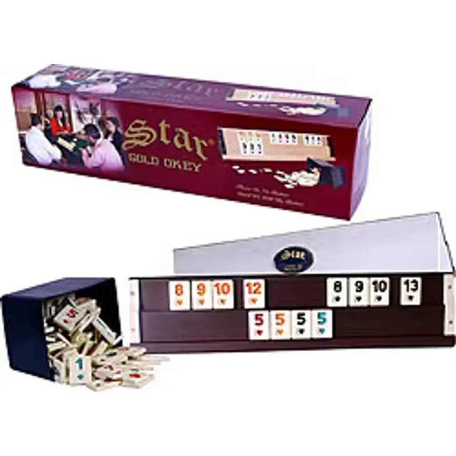Star Gold Ahşap Okey Takımı