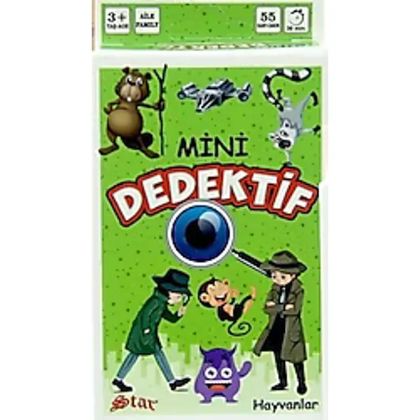 Star Mini Dedektif Hayvanlar Oyun Kartları