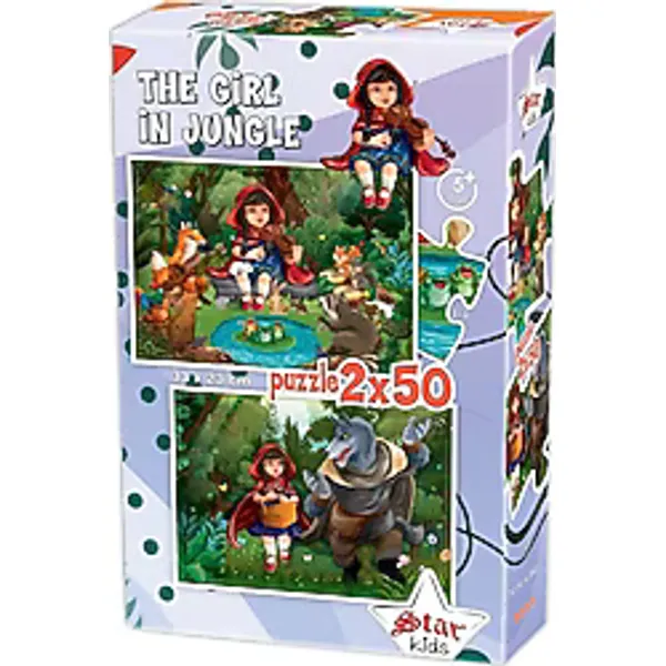 Star Ormandaki Kız 2x50 Parça Puzzle 1101629