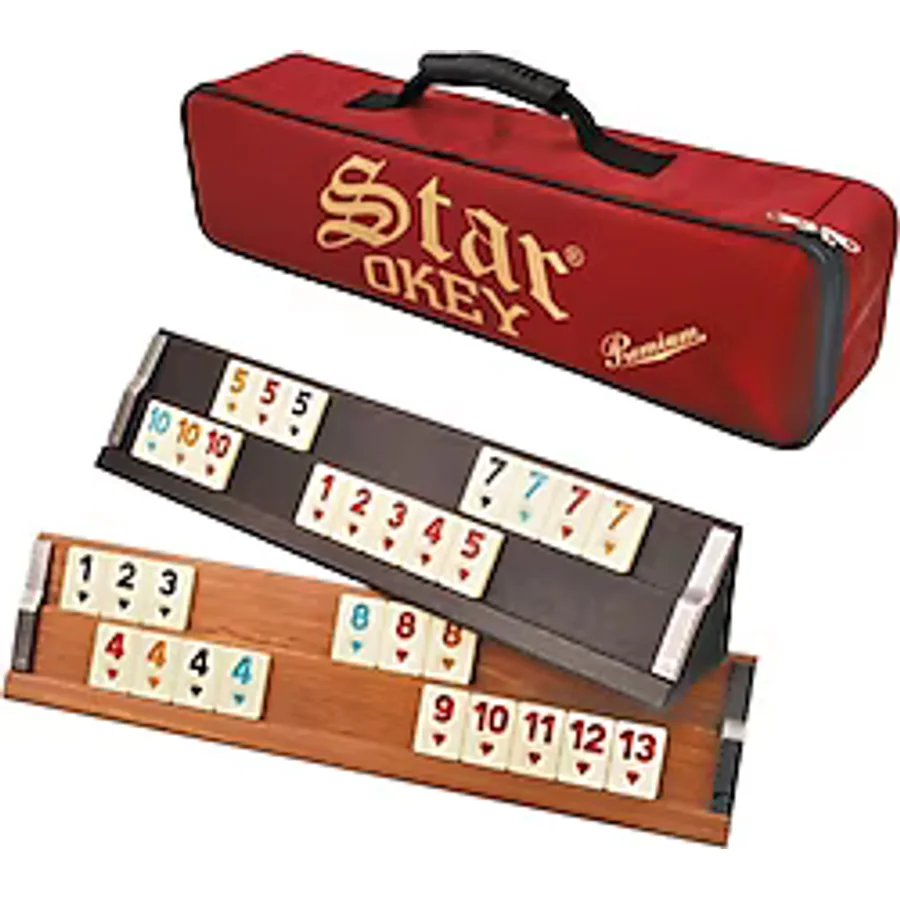 Star Premium Çantalı Ahşap Okey Takımı