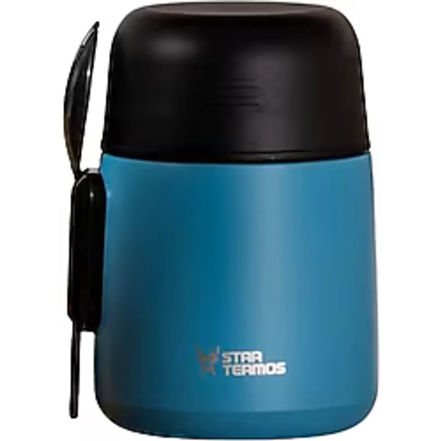 Star Termos Thermbox 500 ml Yemek Termosu & Mama Termosu - MAVİ - Mavi
