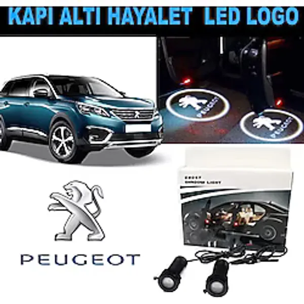 Starklips Kapı Altı 3D Hayalet LED Logo Peugeot