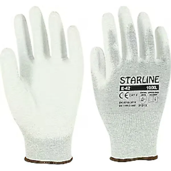 Starline E42 Antistatik Poliüretan 10 Numara İş Eldiveni
