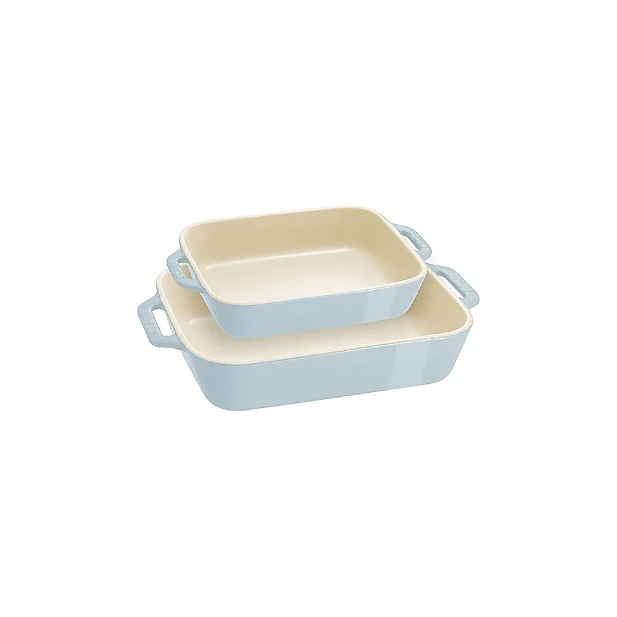 Staub 2'li Seramik Fırın Kabı