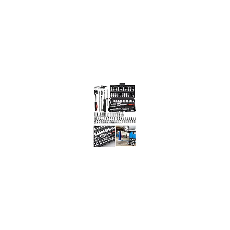 Staxx Power CRV46 46 Parça Otomatik Cırcırlı 1/4" Lokma Takımı