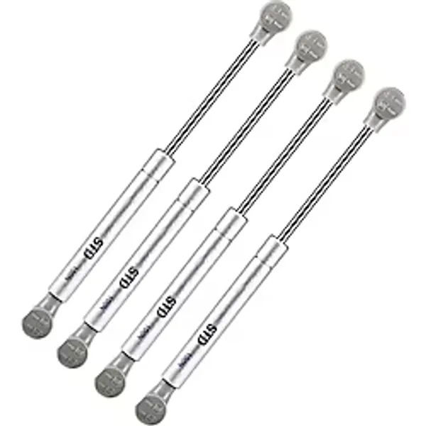 Std 4 Adet Sdt Dolap Amortisörü Gazlı Piston Kapak Hidroliği 27 Cm 100N - Mobilya Makasları - Tek Ebat