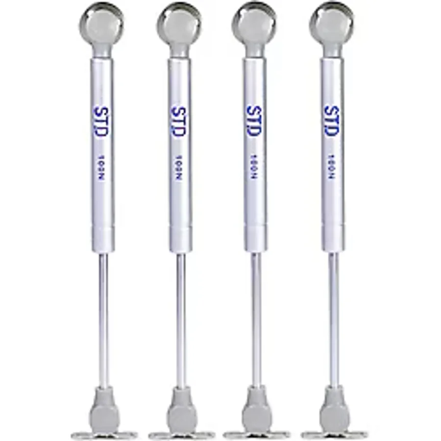 Std Dolap Amortisörü 4 Adet Gazlı Piston Kapak Hidroliği 27 cm 100N - Mobilya Hırdavatı