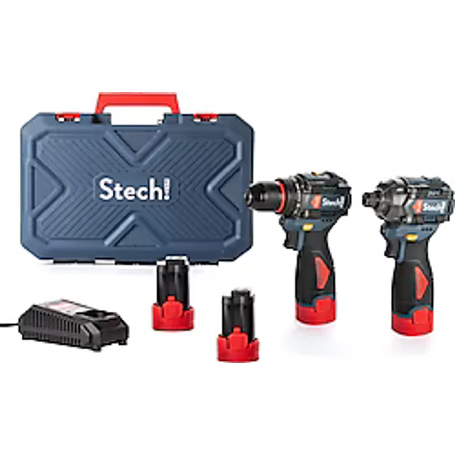 StechEnd SXS201 Çift Akü 2 Ah Elektrikli El Aletleri Seti
