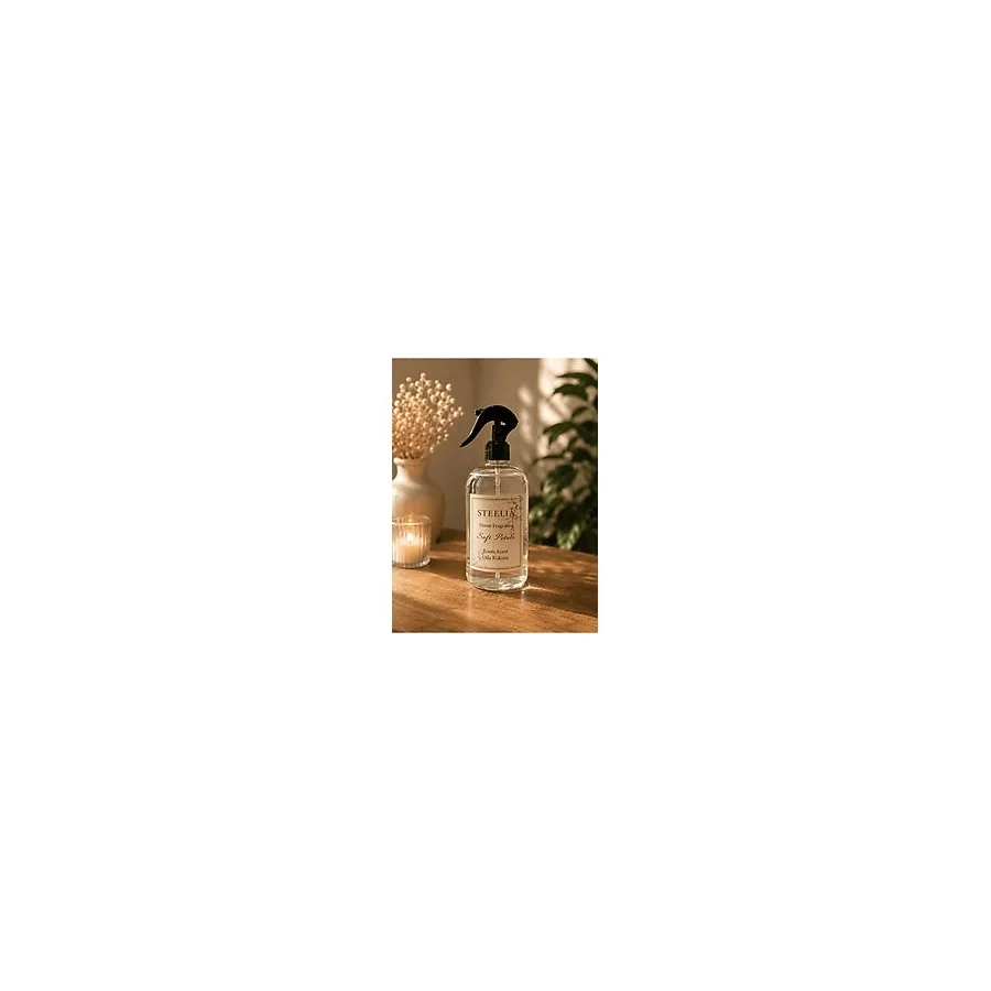 STEELİA Soft Petals Oda Spreyi 550 ML - Ev, Ofis, Araç ve Yaşam Alanları İçin Uzun Süre Kalıcı Ortam Kokusu Room Spray