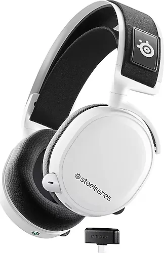 SteelSeries Arctis 7+ Beyaz 7.1 Kablosuz Kulak Üstü Oyuncu Kulaklığı