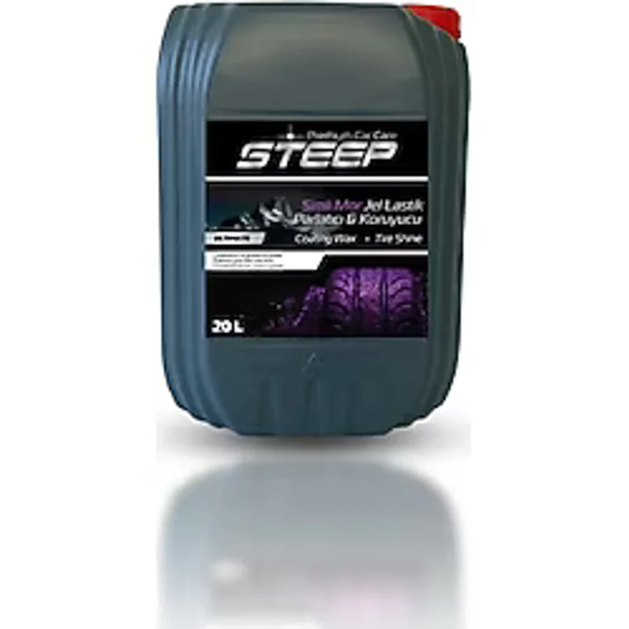 Steep Ultimate Simli Jel Lastik Parlatıcı Mor 20 Lt