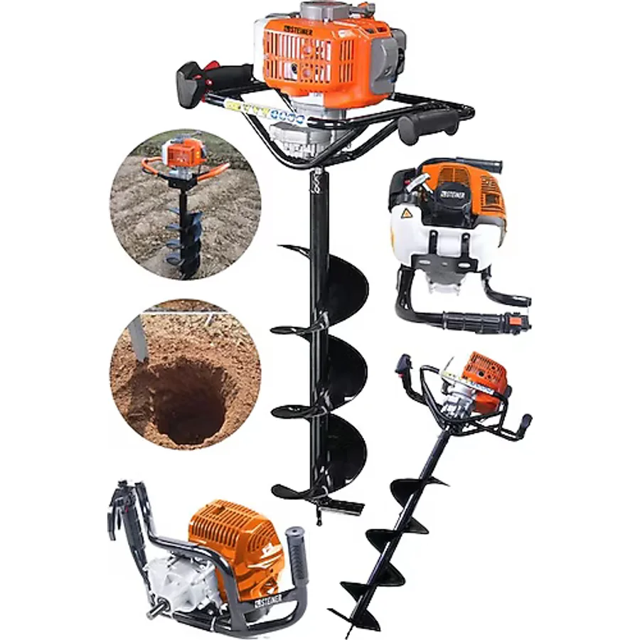 Steiner 15 cm 11 Hp Benzinli Toprak Burgu Makinesi