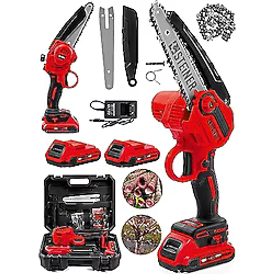 Steiner Alman 198 Vf 10 Ah 25 cm Bakır Sargılı Akülü Dal Kesme Budama Testere Bıçkı Makinesi