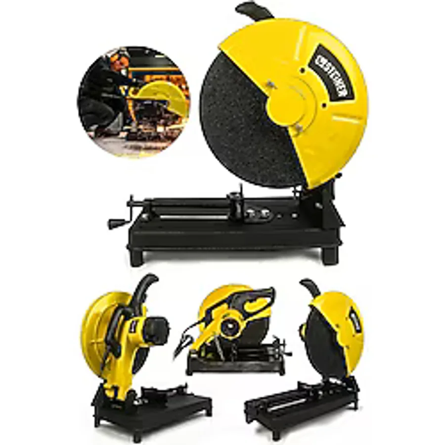 Steiner Alman Turbo 9000 Bakır Sargılı Çelik Şanzuman Profil Demir ve Metal Kesme Makinesi 355 mm