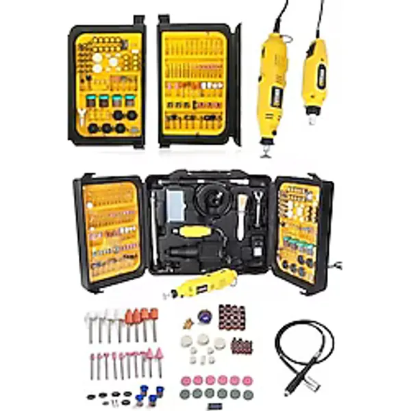 Steiner Germany Technology 350 Parça Profesyonel 460 Watt Hobi Gravür Mini Kalıpçı Taşlama Makinesi