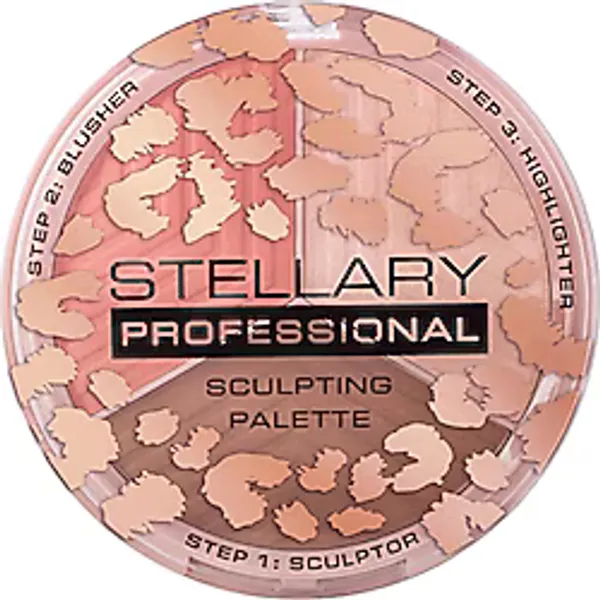 Stellary Sculpting 3 in 1 01 Kontür, Allık ve Highlighter Paleti